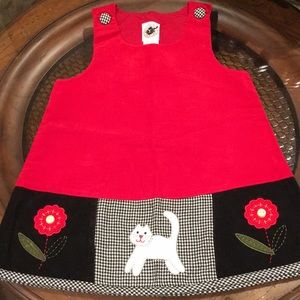 Corduroy Kitty-Cat Jumper